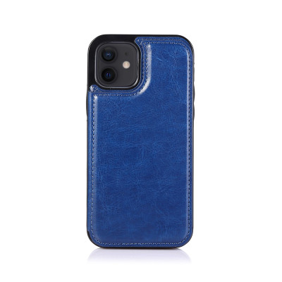 Back Flip Leather Wallet Cover Case for iPhone 12 mini (5.4'')