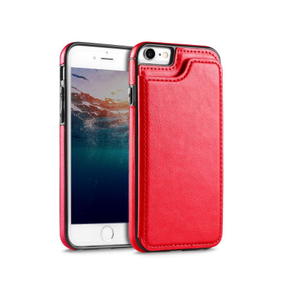 Back Flip Leather Wallet Cover Case for iPhone 7 / 8 / SE (2020) / SE (2022)