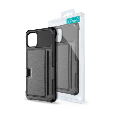 Magnetic Anti-fall Protection Case With Card Slot for iPhone 12 / 12 Pro (6.1'')