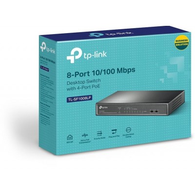 Tp-Link 8-Port 10/100Mbps Desktop PoE Switch