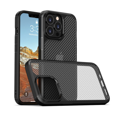 Carbon Fiber Hard Shield Case Cover for iPhone 13 Pro Max
